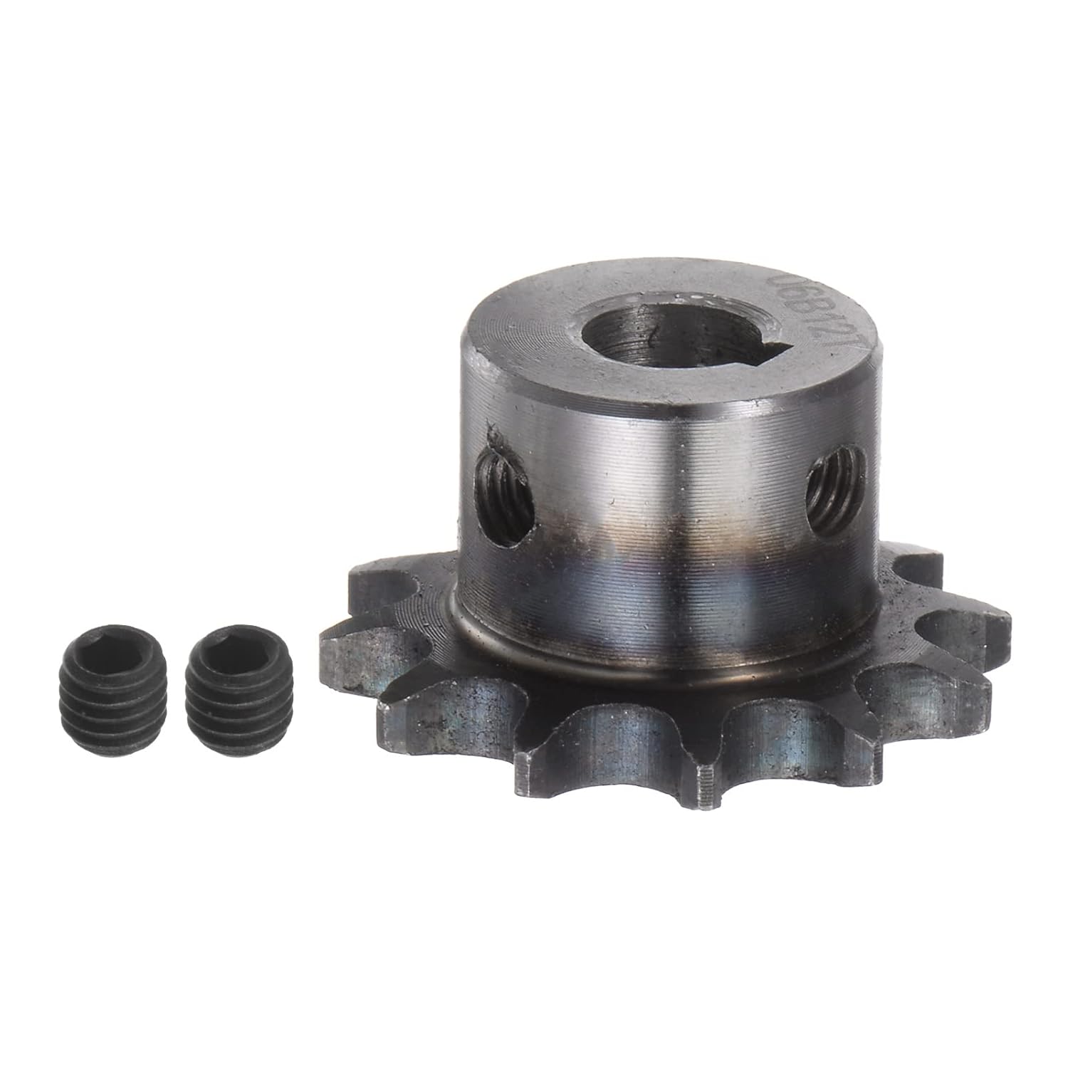 2 Packs ISO/DIN 06B-1 Roller Chain Sprocket B Type 20mm Bore, 3/8