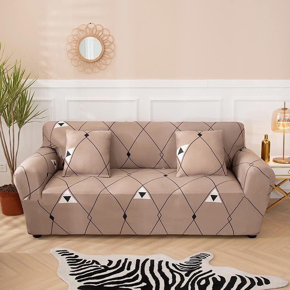 Housse canapé extensible pour rénover un canapé usé ou taché dans le salon