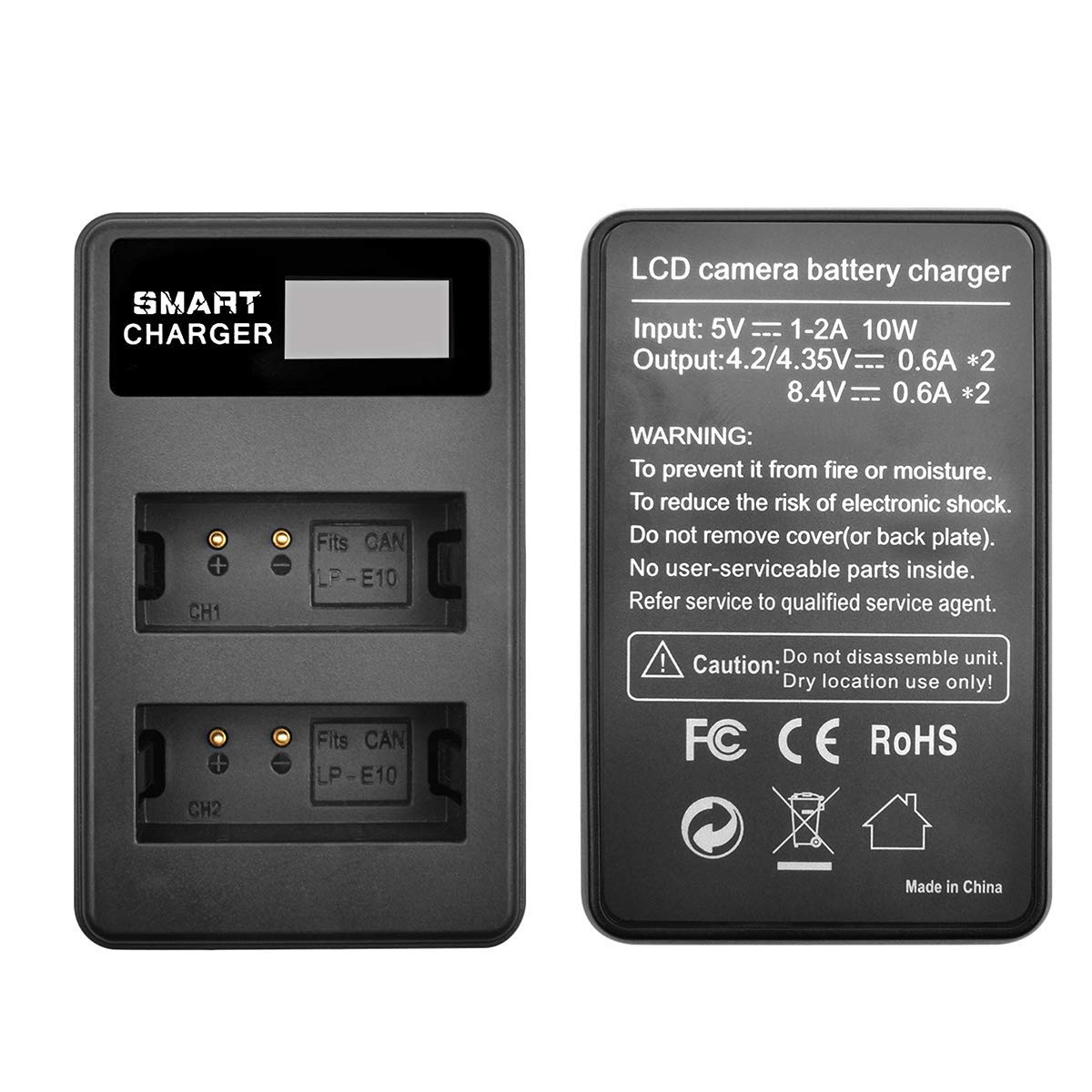 Ersatzakku LP-E10 1020mAh Für Canon EOS Kameras - Kompatibel Mit 1100D, 1200D, 1300D, 2000D, 4000D
