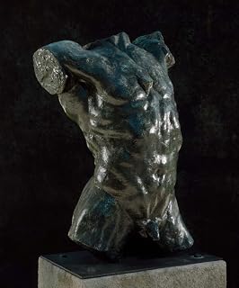 Marsyas - Torso of The Falling Man, ca. 1882-1889 by Auguste Rodin - 16x20 Art Print Poster