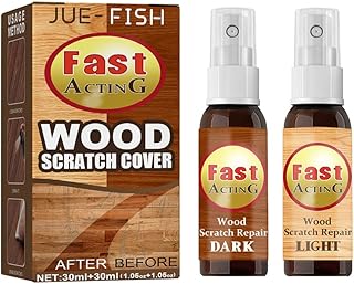2 Pack fix it for Wood,for Furniture Repair Scratch Remover Set Fast Acting Wood Scratch Repair,for Floors,Tables, Carpenters