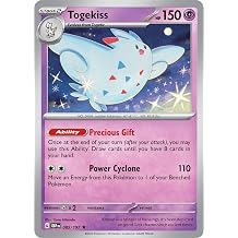 Togekiss 085/197 Rare Pokemon Card SV Obsidian Flames + TitanCards  Toploader