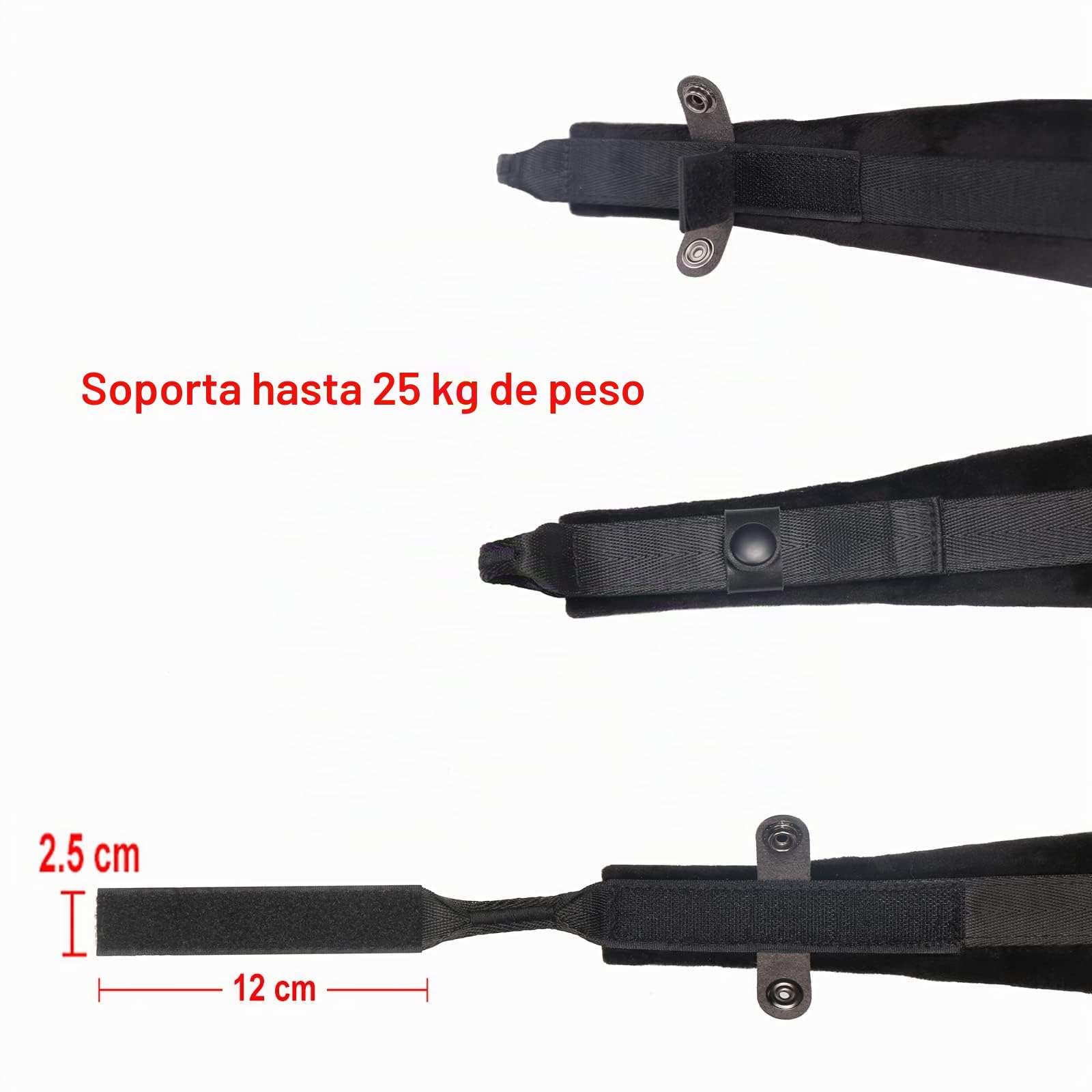 Rayzm Correas de acordeón, Correas ajustables para cinturones de hombro para acordeones, 6cm de ancho * 1cm de grosor Terciopelo súper suave para jugar cómodamente