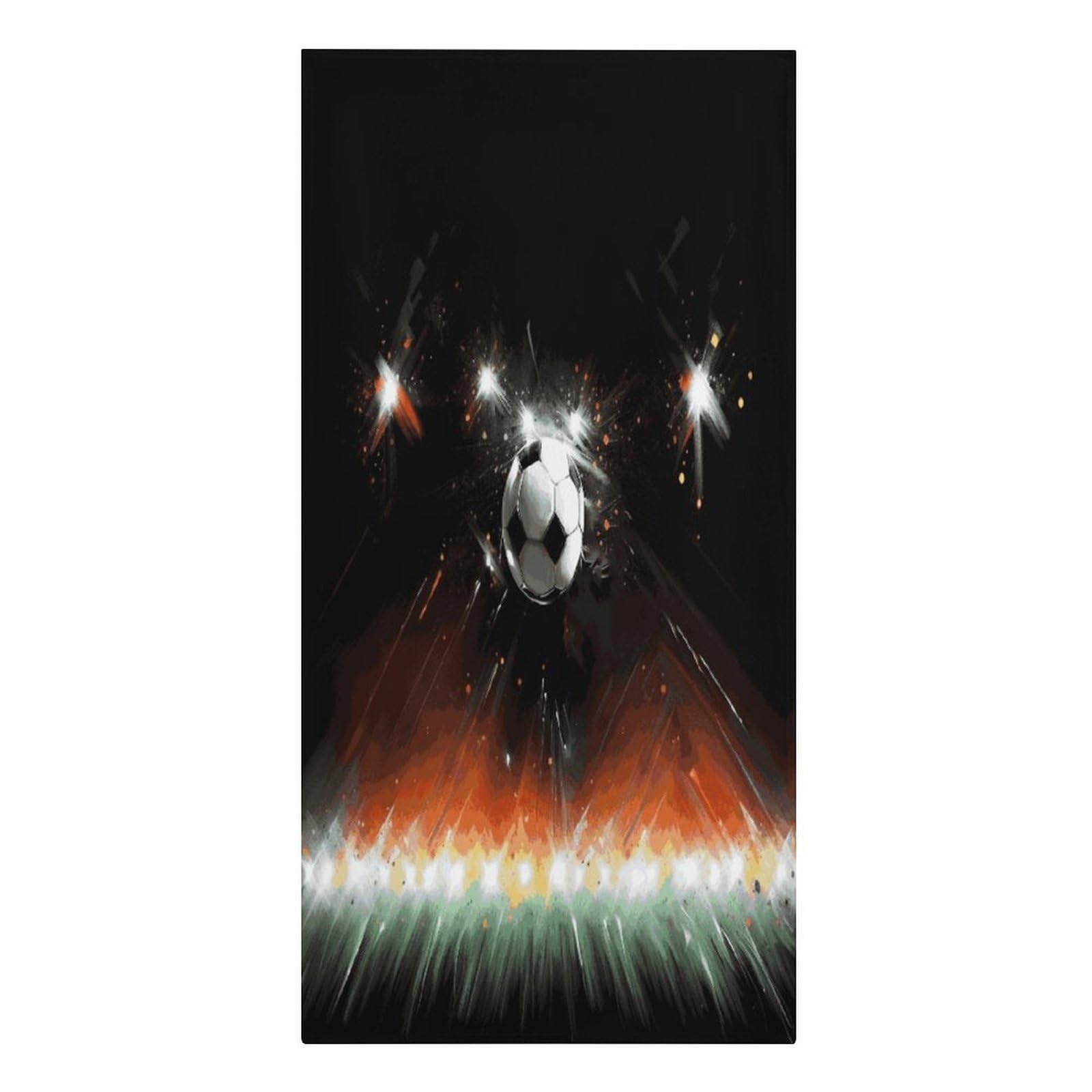 Adfgyerh Women's Style Soccer Painting Microfiber Sand Free Towels Large Quick-Dry. Beach Towel For Swimming Pool Camping Beach .Beach Accessories， They Are Essential Accessories For Adults, And Men, Vacation Gift