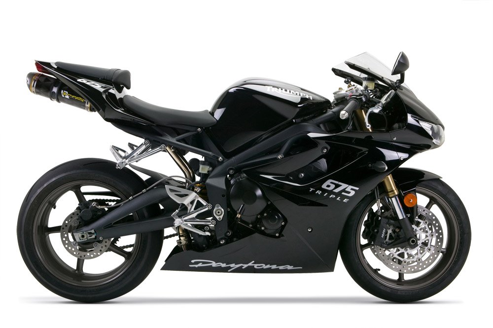 デイトナ675 Two Brothers Racing ツーブラザーズマフラー Two Brothers M2 Slip-On Exhaust Triumph Daytona 675/R 2006