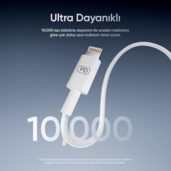 S-link 35W Quick SUPER Charge 1m PD Type C to Lightning Hızlı Data ve Şarj Kablosu