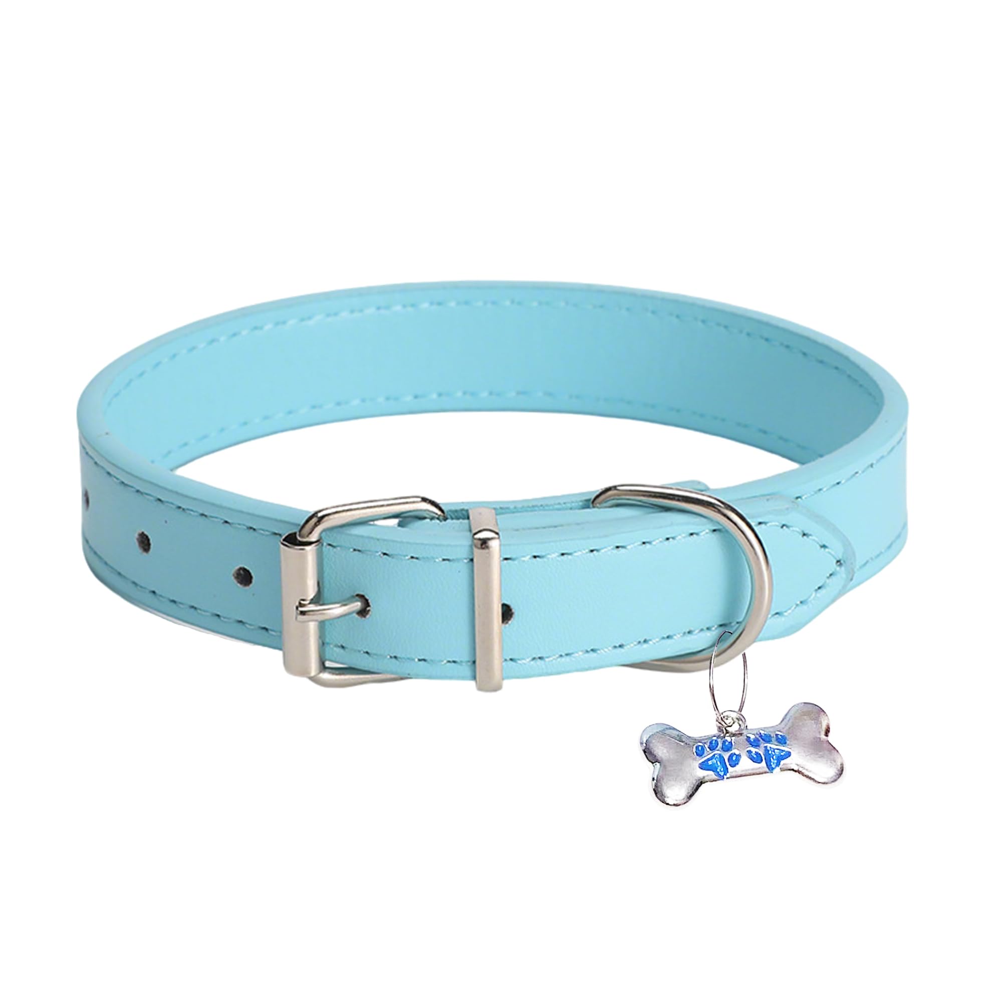 Nojess Leather Choker Collar for Women Punk Choker Y2k Necklace Bone Shaped Pendant Necklace Fashionable Punk Gothic Jewerly