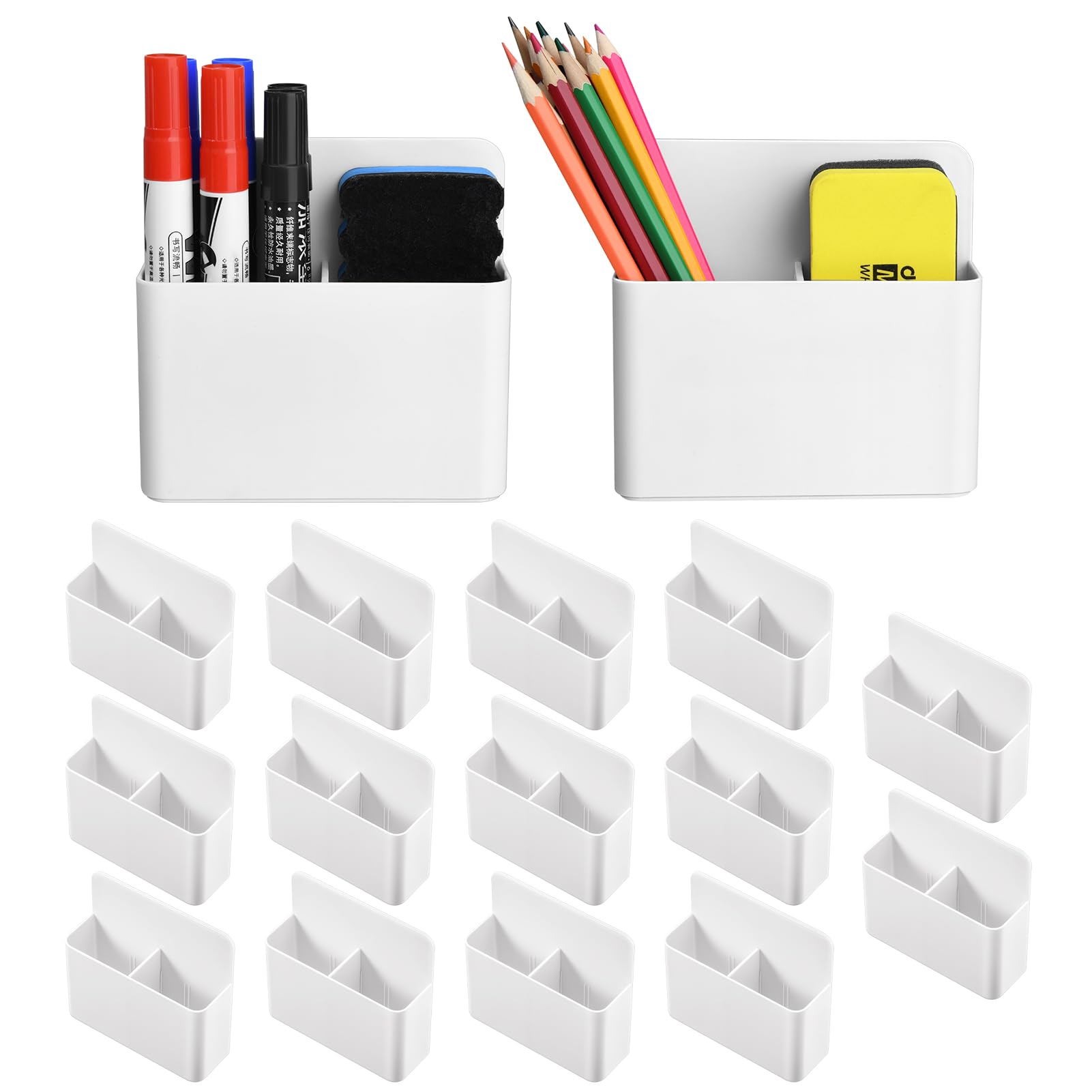 Rangement magnétique tableau blanc et armoire métallique x16