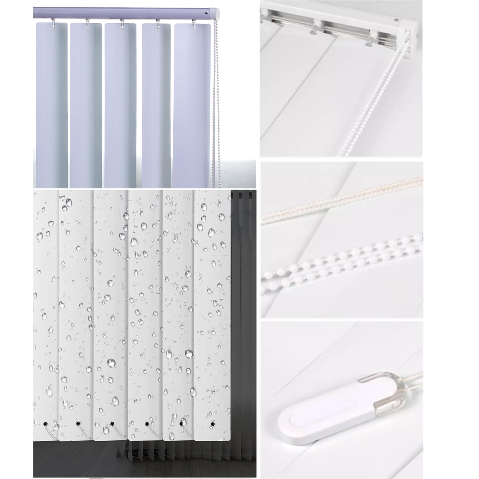 Cumizable aluminiowe żaluzje weneckie 120 cm x 90 cm – wodoodporne zaciemnienie i filtrowanie światła do prywatności domu/biura dostępne w wielu kolorach