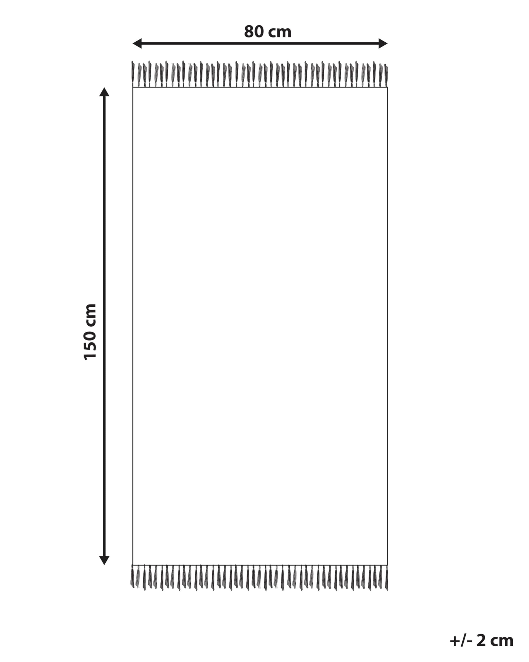 Tapis Kilim avec Motif Géométrique 80 x 150 cm en Coton Multicolore Gavar