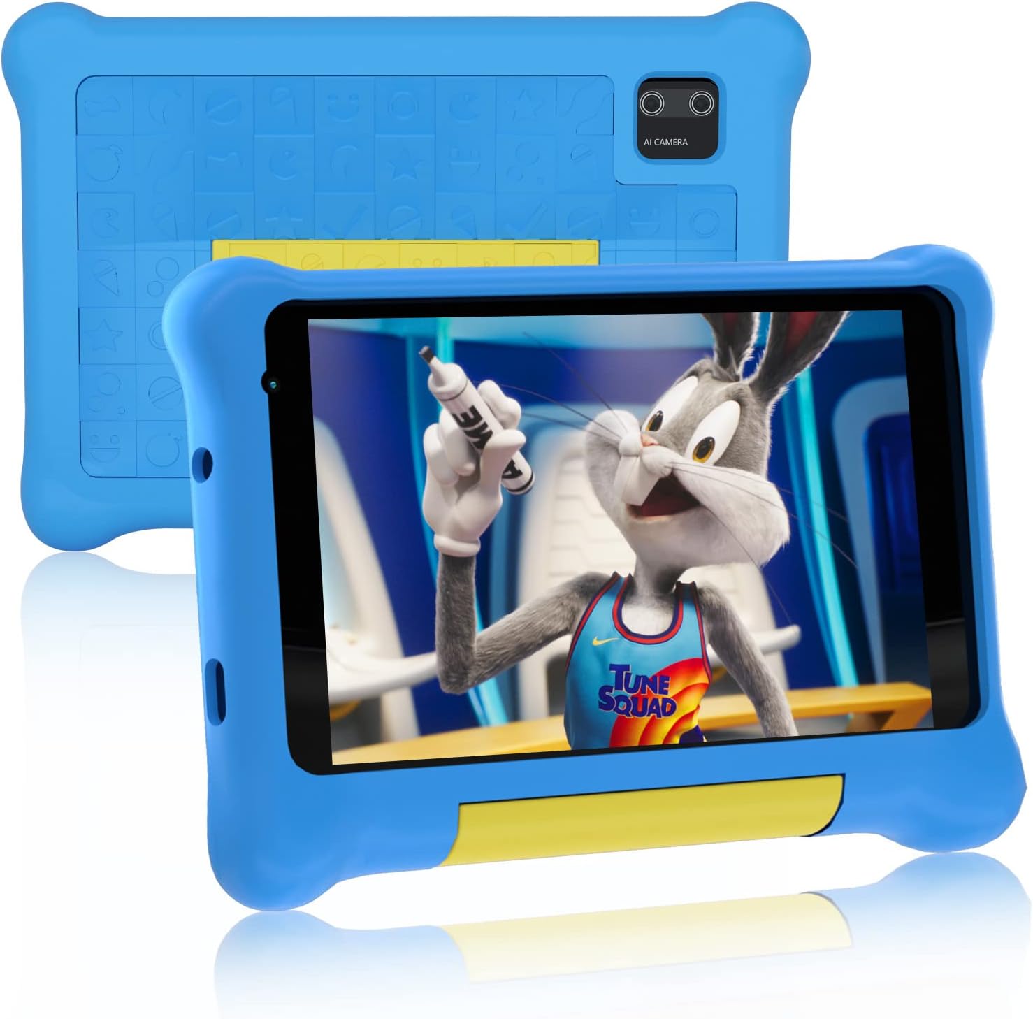 – Ainmel Kids Tablet 7 inch, Android 13 Tablets for kid, 5GB RAM+32GB ROM 128GB Expand, Parental Control, Kids Software Pre-Installed, Dual Camera, Android Learning Tablet with Proof Case (Blue)