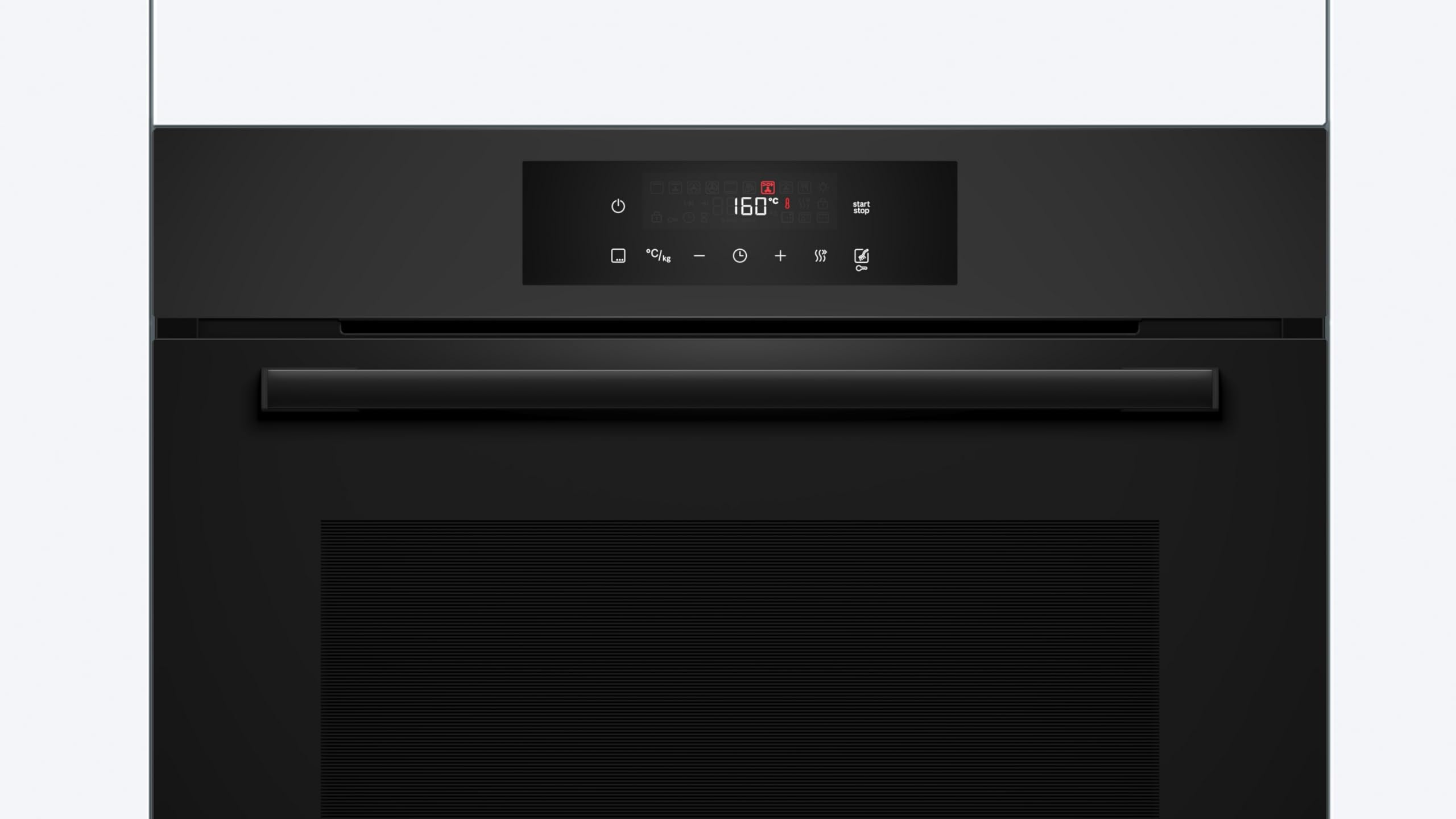 Bosch Seria 4 piekarnik do zabudowy 60 x 60 cm, HBA572BM3, funkcja AirFry, 10 automatycznych programów, gorące powietrze 3D zapewnia równomierne rezultaty, pirolityczne samoczyszczenie, sterowanie