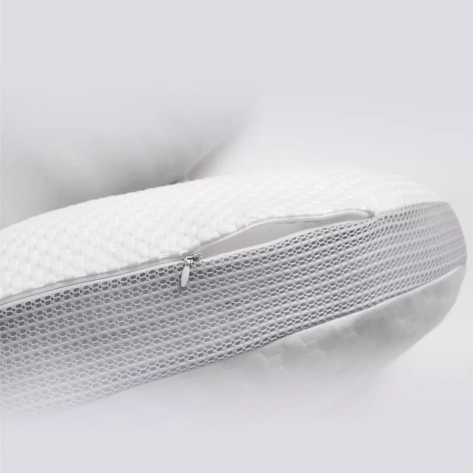 HUHJYUGE Almohada de Embarazo en Forma de U, Cojín Corporal Completo para Mujeres Embarazadas, Soporte para Espalda y Vientre, Funda Extraíble y Lavable para Dormir (C)