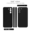 Pikkme Samsung Galaxy S21 FE 5G Back Cover Soft Matte Liquid Silicone TPU | Camera Protection | Shockproof Slim Back Case for Samsung Galaxy S21 FE 5G (Black) gallery image