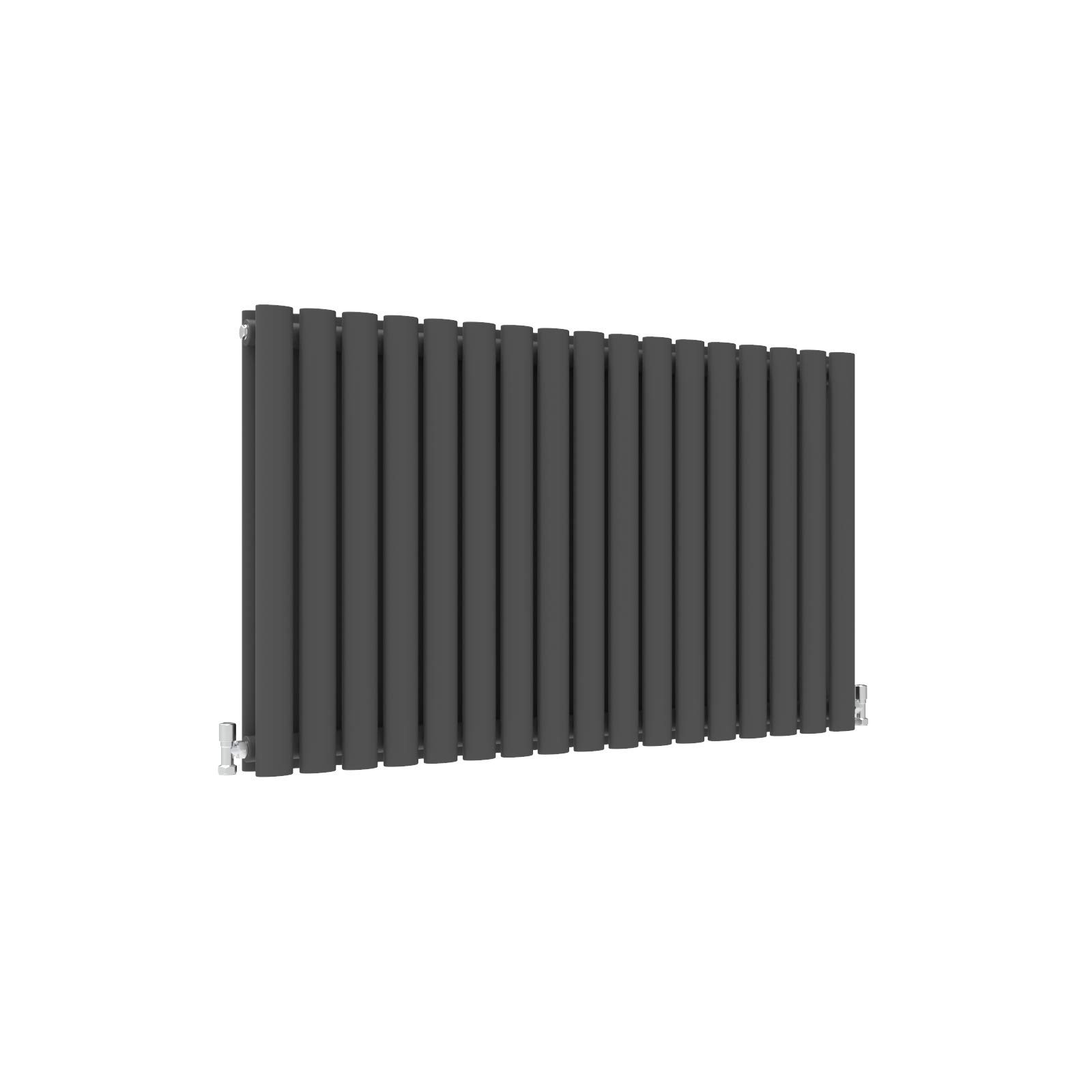 Sponsored Ad – Horizontal Column Anthracite Radiator Oval Double Designer Radiator 600x1003mm Central Heating Interior Design