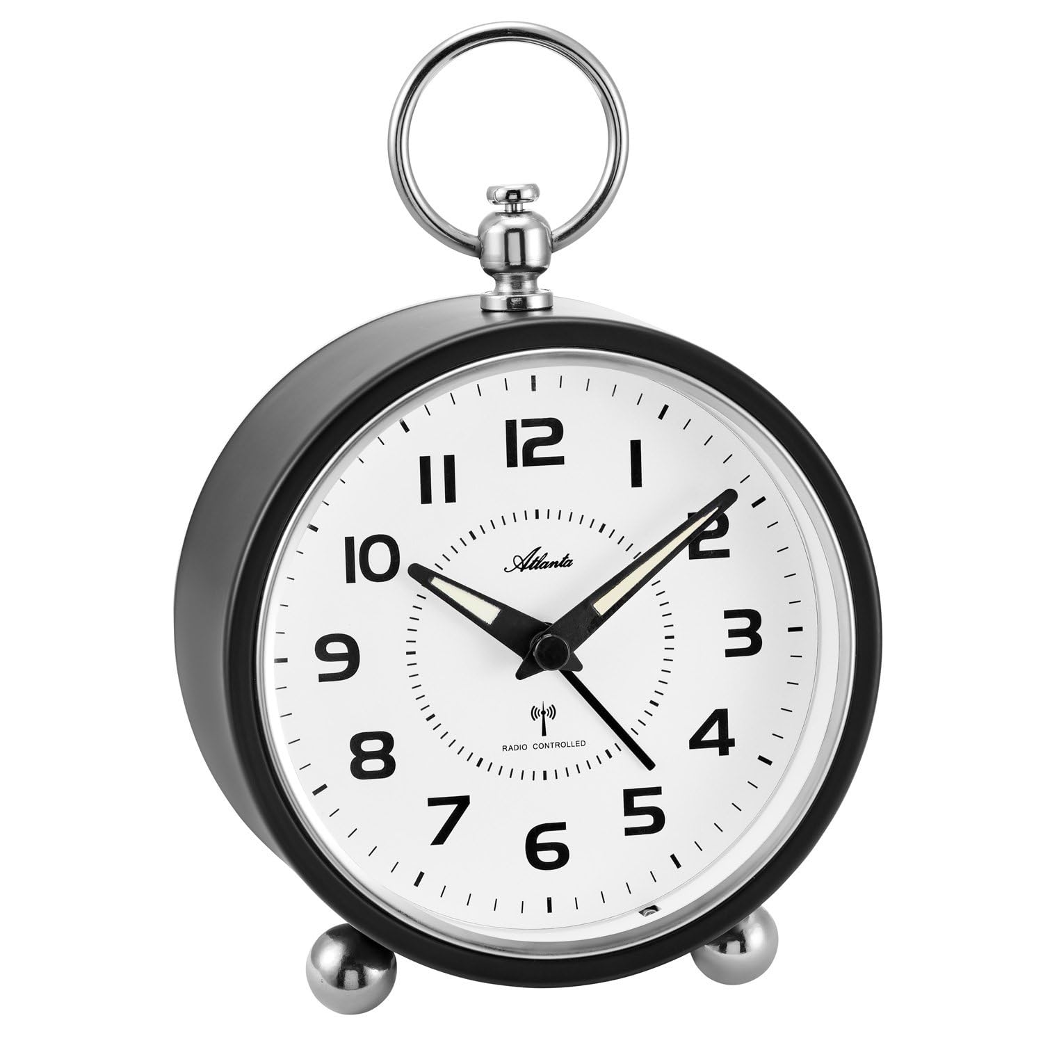 Atlanta Wecker Analog Weiß 1824-0
