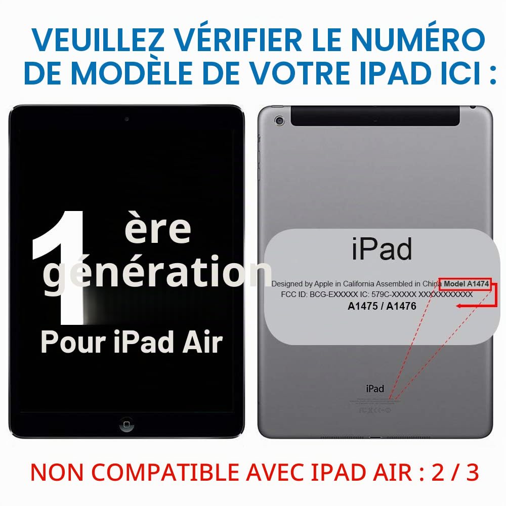 MMOBIEL Écran Tactile Compatible iPad Air 9.7 Pouces 2013 Noir avec Digitizer et Kit d'outils