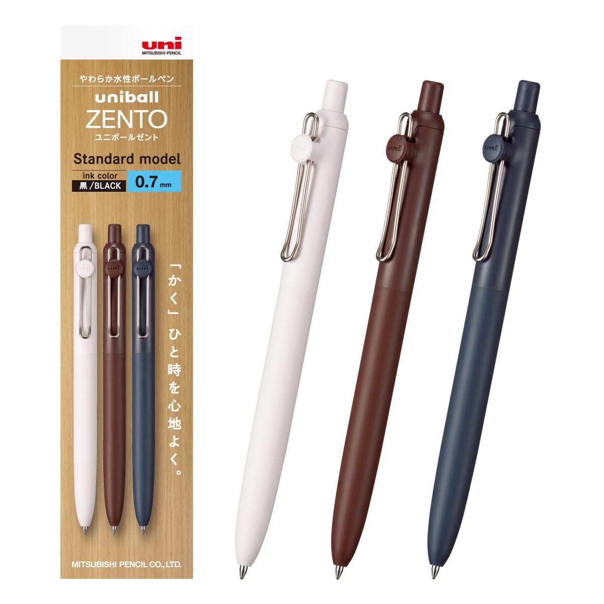 Amazon | 【Amazon.co.jp限定】三菱鉛筆 水性ボールペン uniball ZENTO