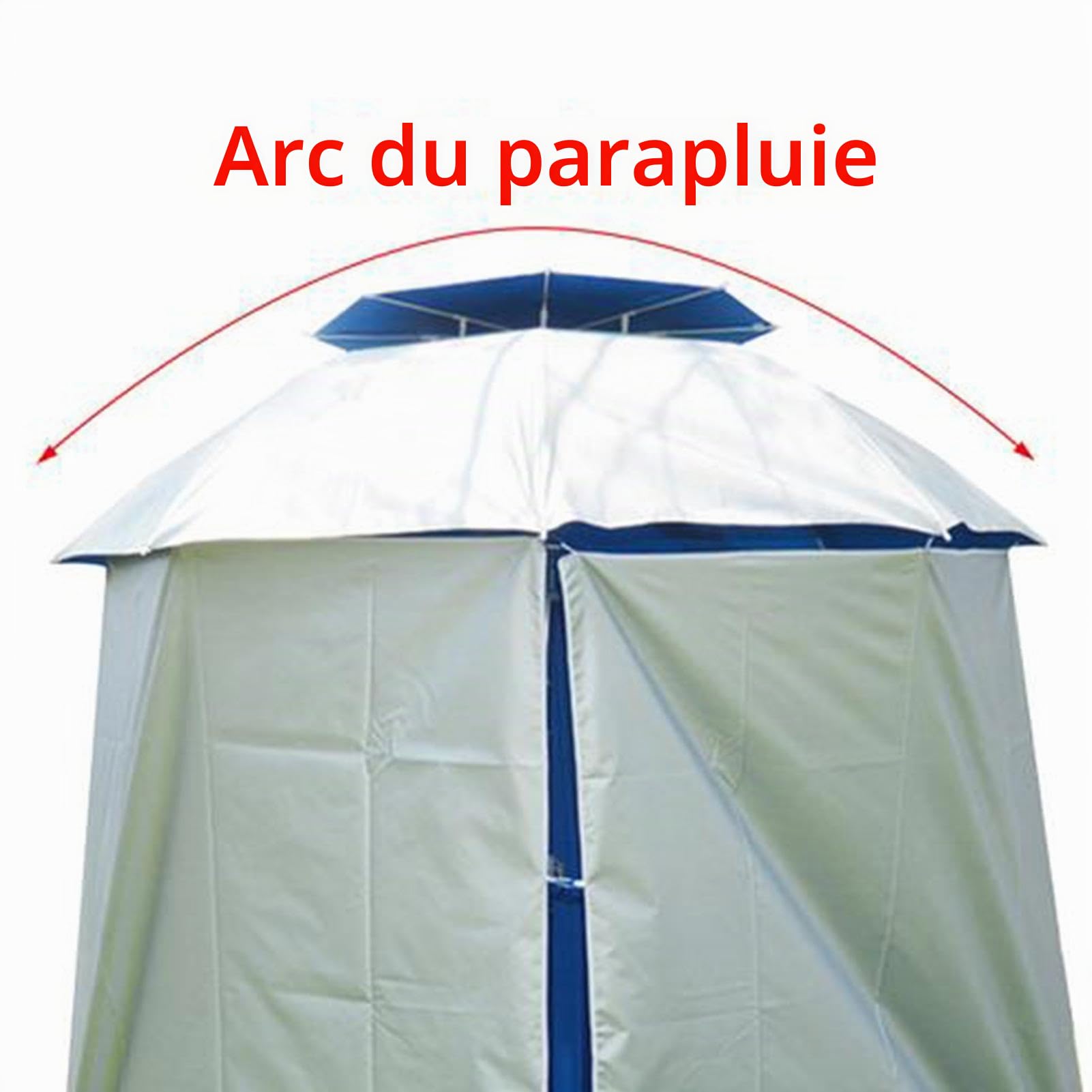 Parapluie d'ombrage, abat-jour de parapluie portable | Abri parapluie pour le soleil | Accessoires de parapluie de pêche semi-circulaire imperméables, tissu entourant le parasol de pêche avec protecti