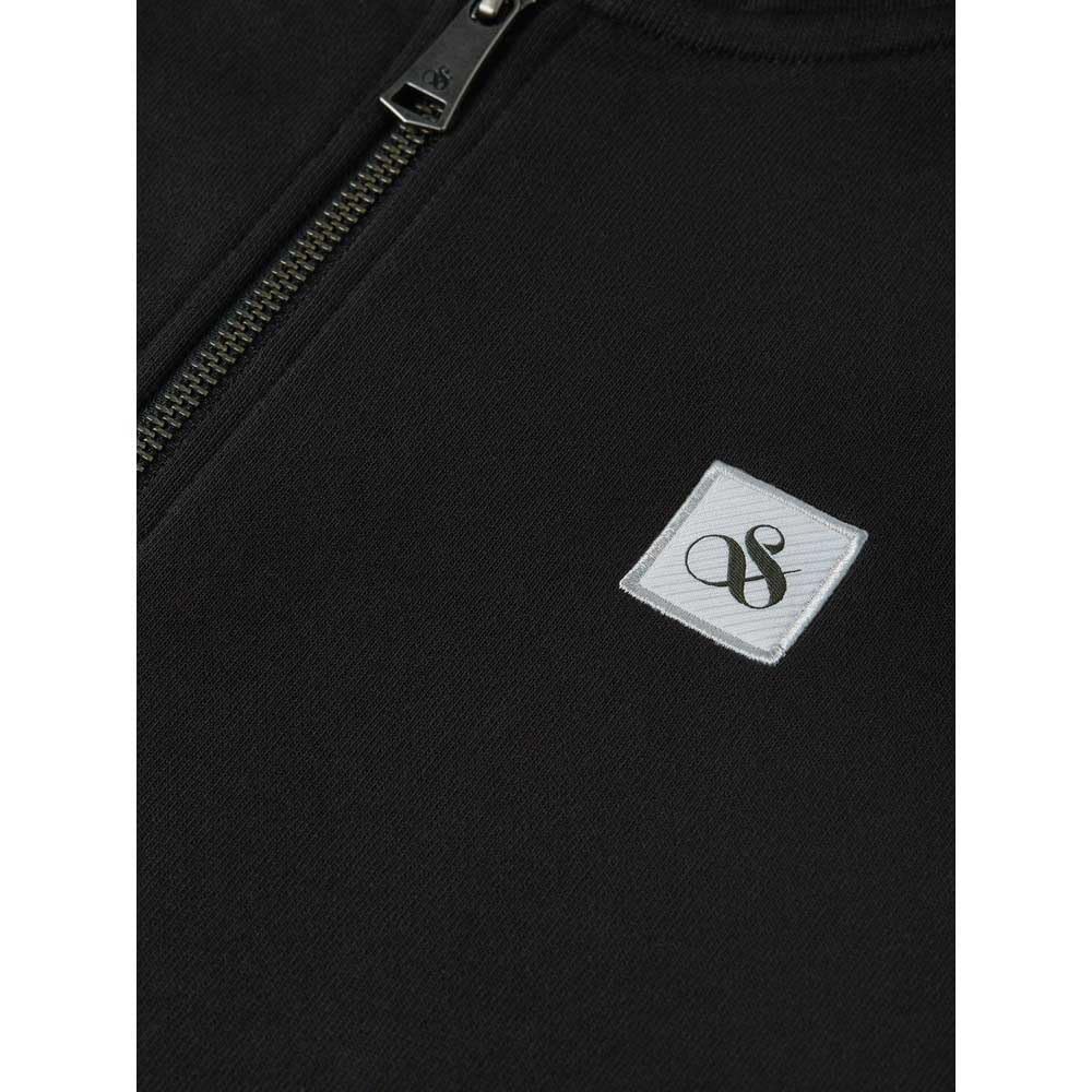 Scotch & Soda Logo Zip-throough Hoodie - Regular Fit Felpa con Cappuccio Uomo