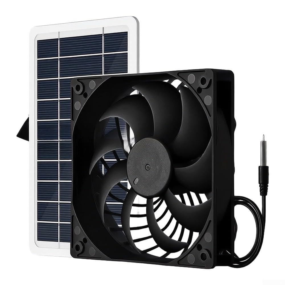 Ventilador Extractor Solar 10W Circulación de Aire