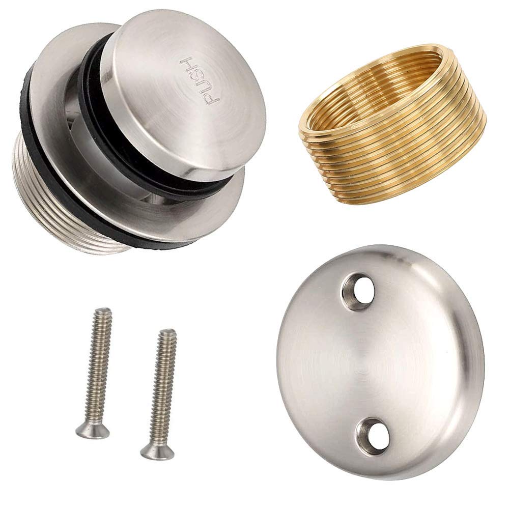 Tip Toe Bathtub Tub Drain Assembly, Conversion Kit, Trim Waste and Two