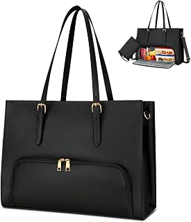 KKXIU Lunch Bag for Women Work Tote Bag with Insulated Lunch Compartment