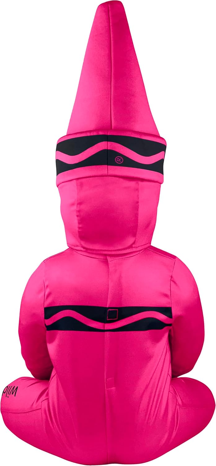 InSpirit Designs Crayola Baby Pink Crayon Costume | Officially Licensed | Infant Costumes | Pink Crayon Jumpsuit