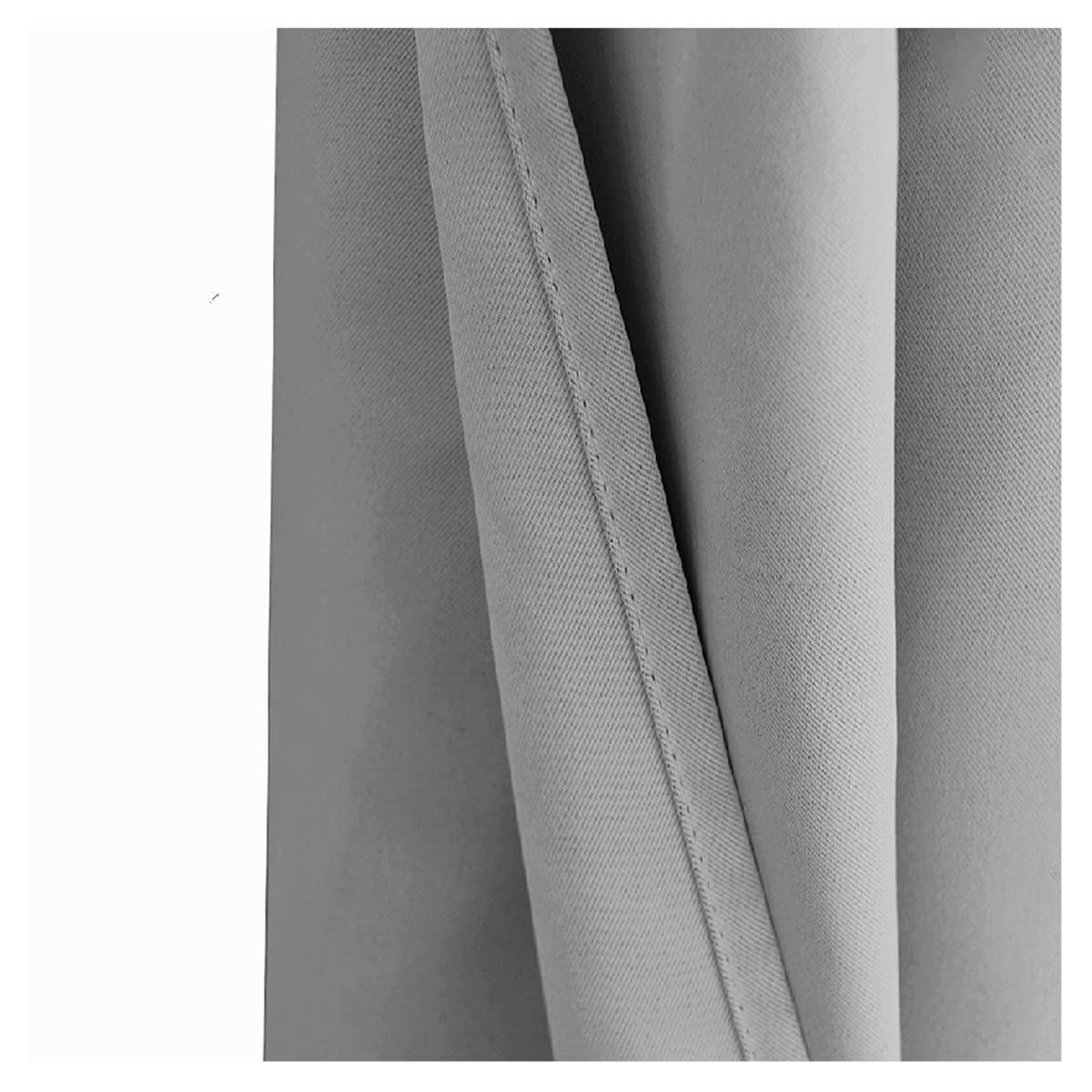 Rideau Extérieur pour Terrasse Pergola, Rideau Occultants avec Oeillet, Imperméables Rideaux Occultants Protection Anti-UV avec Oeillet, 1 Panneau Rideaux D'extérieur Silver Gray-500×270 cm