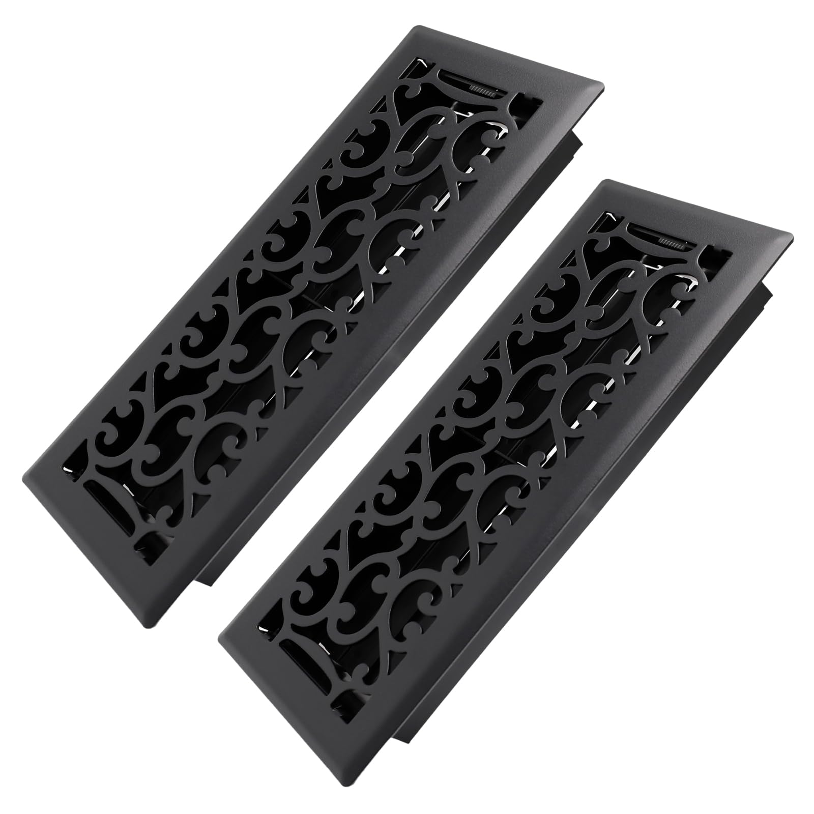 Photo 1 of Howeall 4x12 Inches Floor Register - Matte Black