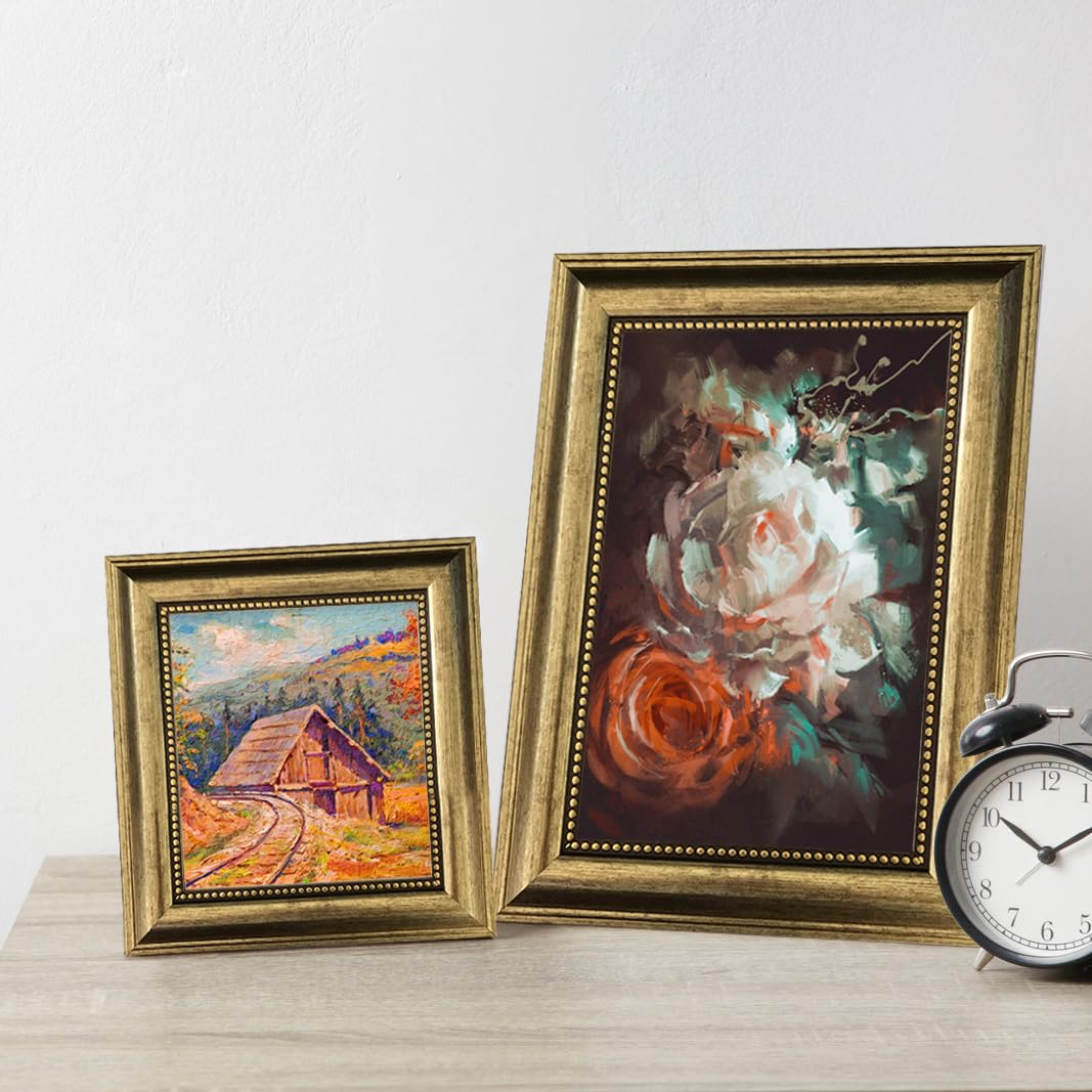 Amazon.co.jp: TKYGU 8x8 写真フレーム 4セット 華やかなヴィンテージ