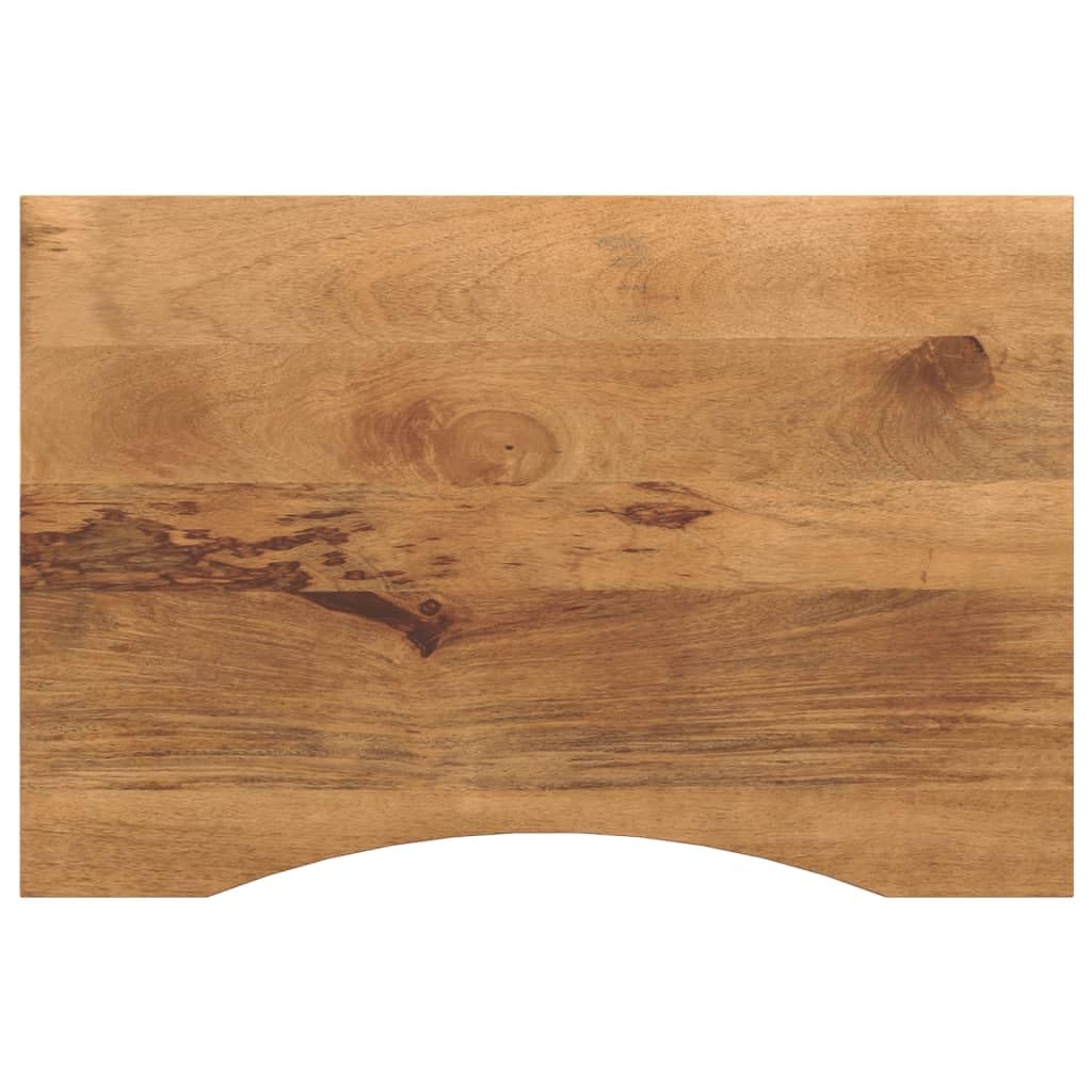 Vassoio Scrivania Legno Massiccio Mango Grezzo 100x60x2,5 cm Piano Tavolo