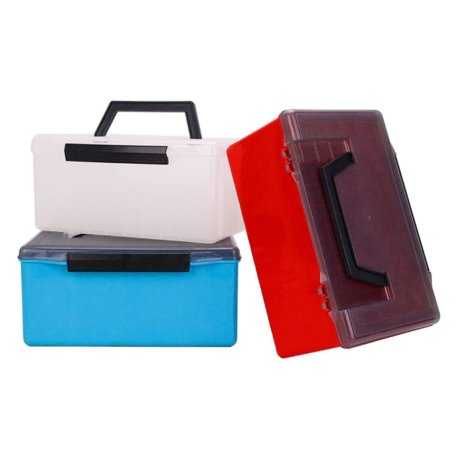 Scatola Portaoggetti per Ami da Pesca alla Carpa Accessori for Esca Box Grande capacità Portatile Box Portable Tool Box Esterno Box Box Organizer Accessori da Pesca Contenitore per Esche