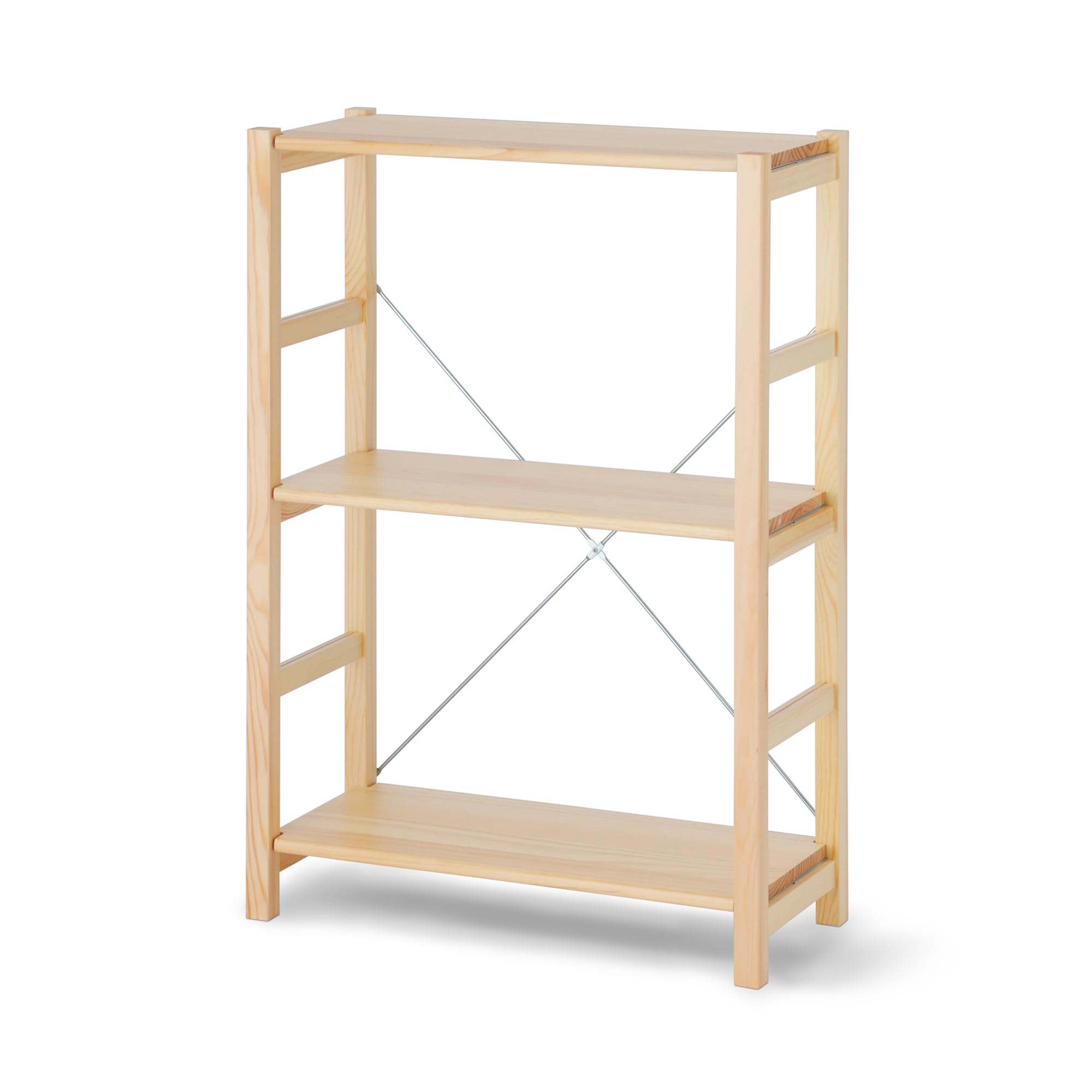 Amazon｜無印良品 パイン材ユニットシェルフ 小 幅58×奥行26×高さ83cm