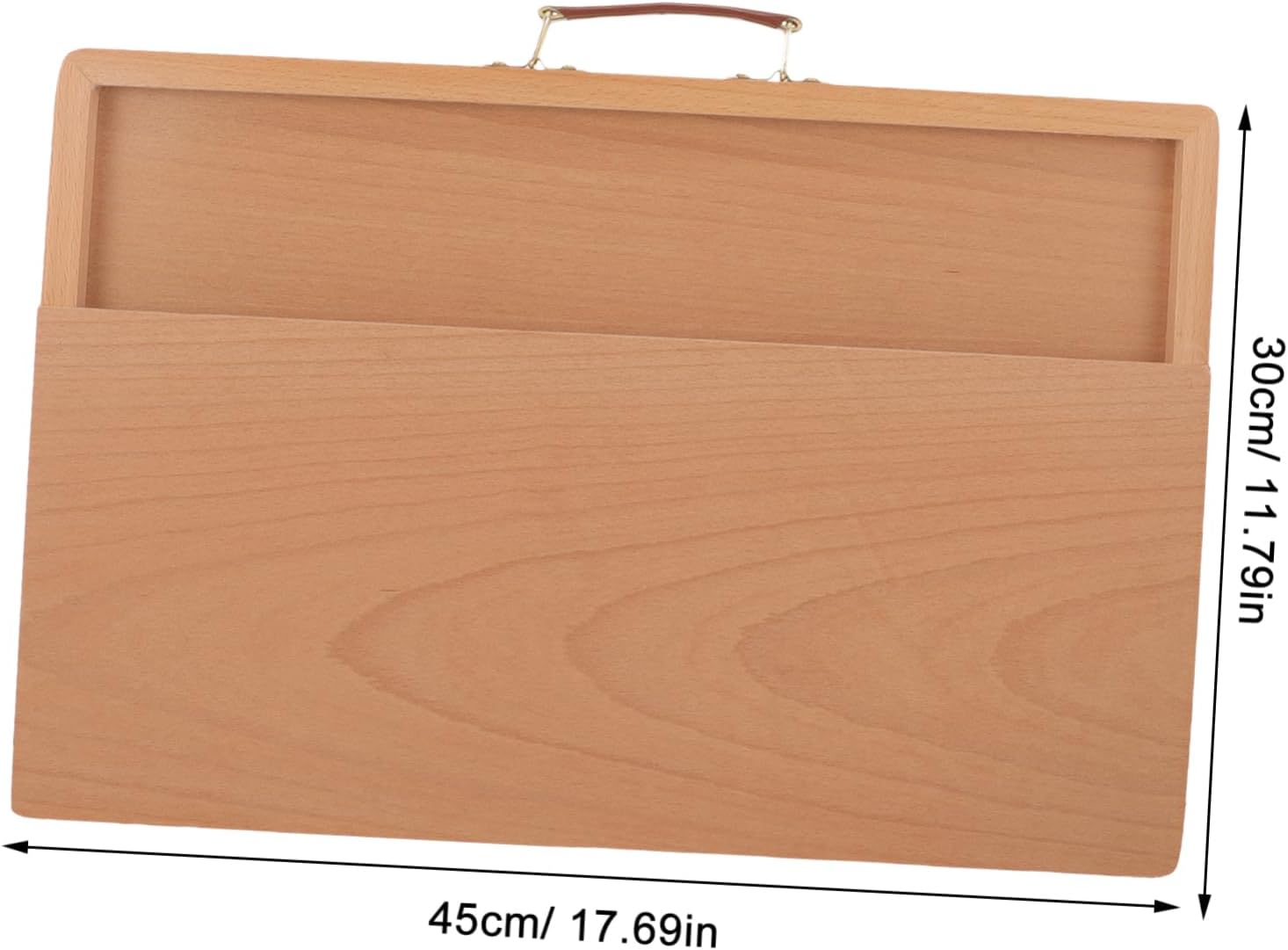 4K Portable Sketch Board with Drawer Leather Art Supply for Outdoor Sketching Versatile Drawing Board for Artists