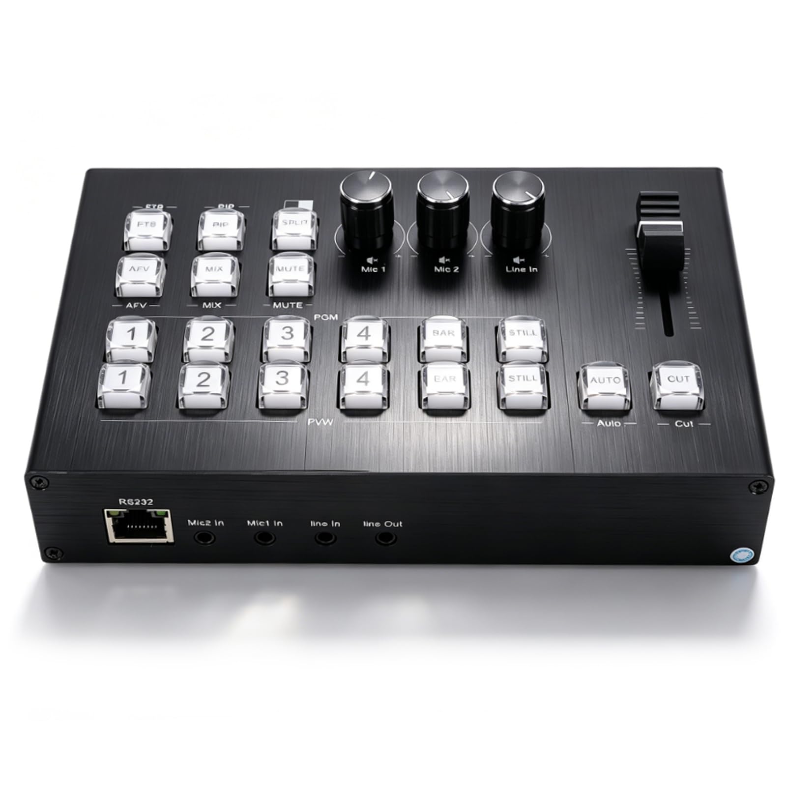 LICAEVEY Wideo 4K, 4 Wejścia i 2 Wyjścia HDMI Transmisji Strumieniowej na