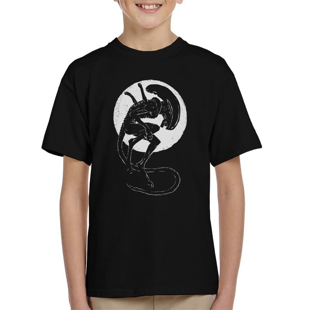 Cloud City 7 Black Creation Xenomorph Alien Kid's T-Shirt