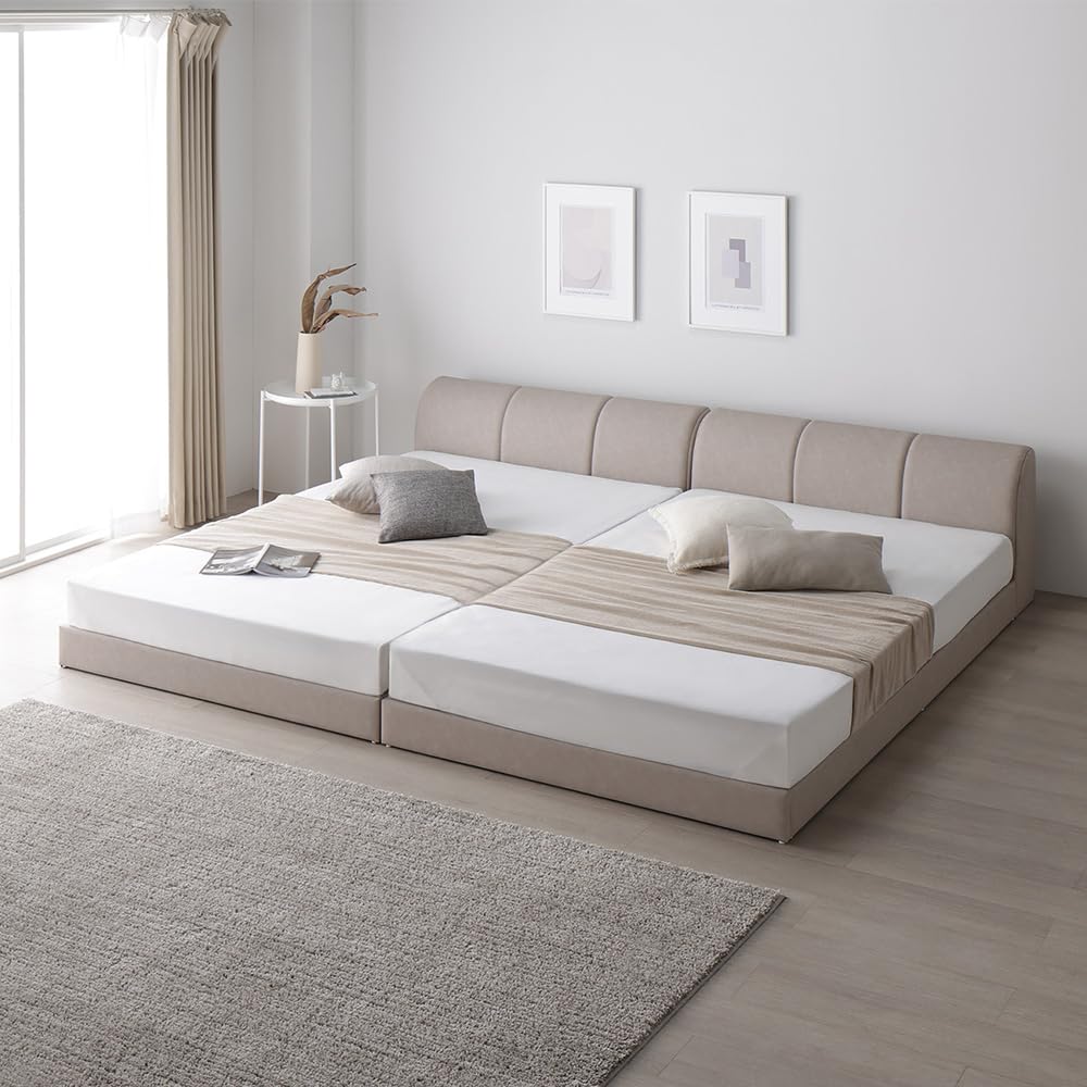 Amazon｜RASIK ベッド ワイドキング240(セミダブル+セミダブル