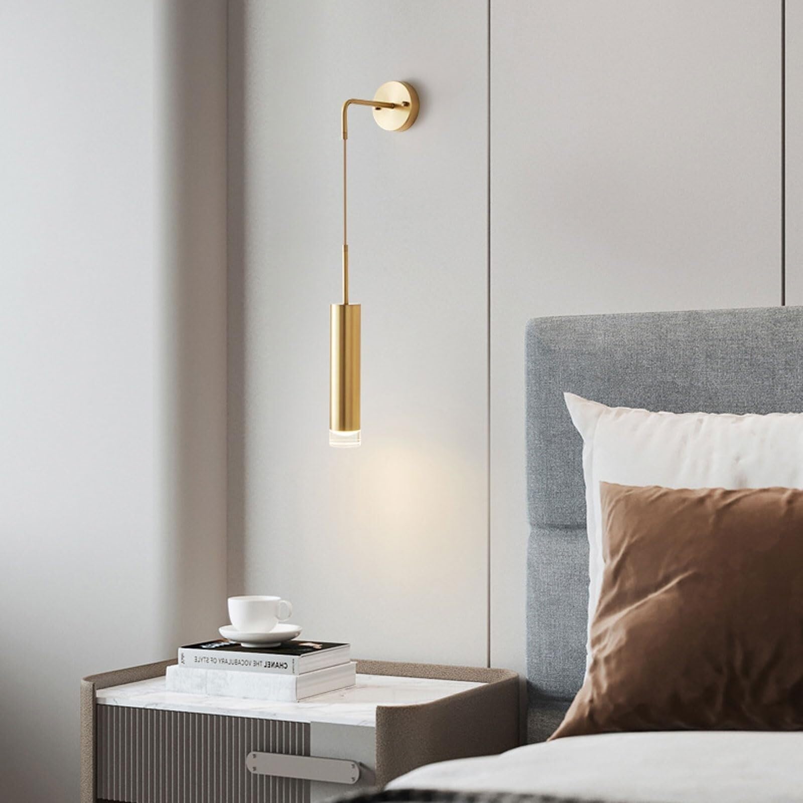 Applique da Parete LED per Interni in Ottone Stile Rustico Finitura Oro/Nera Paralume in Vetro Testurizzato Lampade da Parete Decorative Lanterne da Parete Adatte per Comò/Corridoi