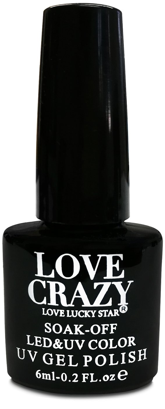 LOVECRAZY® Esmaltes de Gel Semipermanente para Uñas, Paquete de 60 Colores, Base Coat y Top Coat, Lámpara Secador de UV/LED