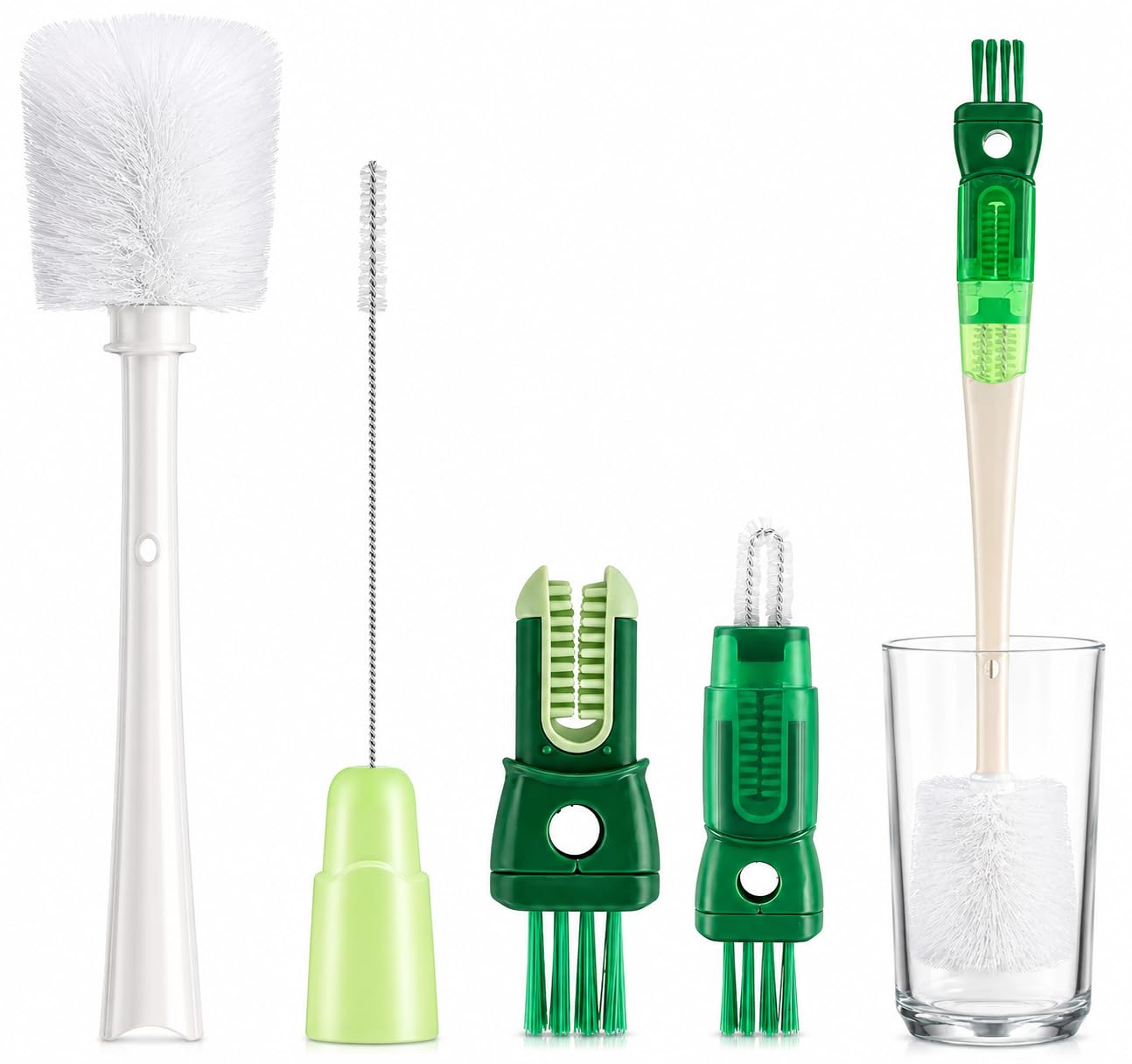 Bottle Cleaner Brush, 13 inch Long Handle Washing Bottle Cleaning Brushes for Narrow Neck Water Bottles Tumblers Straws Coffee Mugs Sport Bottles Flasks and Thermos Lid Cup Brush-image-45