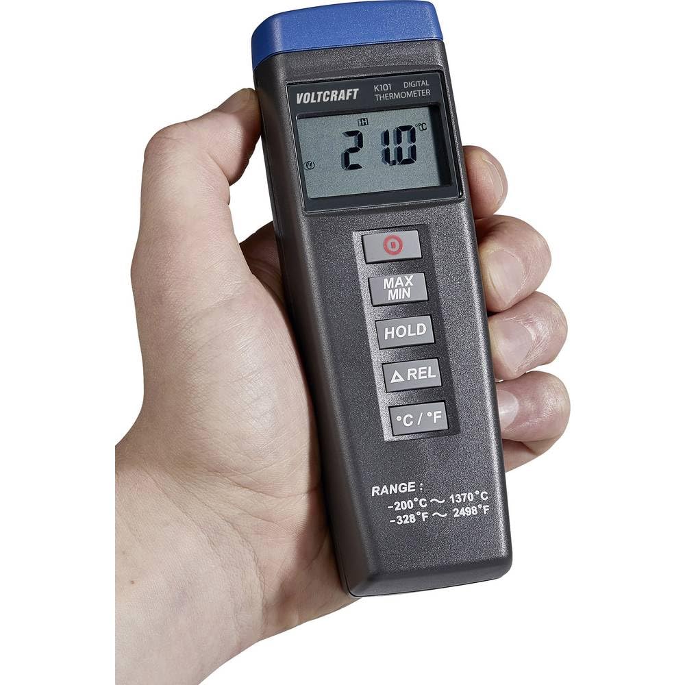 VOLTCRAFT K101 Temperatur-Messgerät -200 - +1370 °C Fühler-Typ K