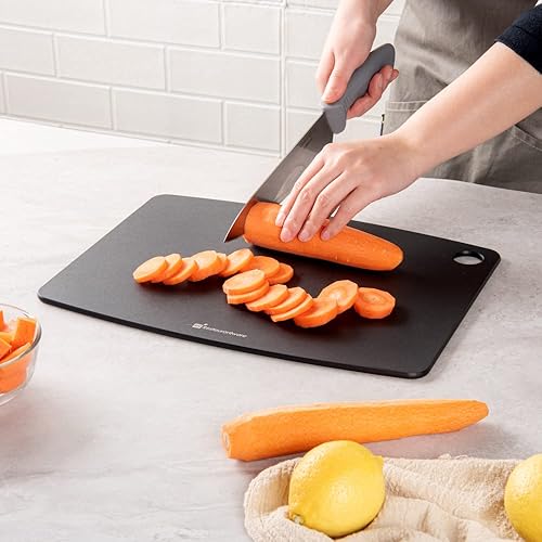 Miniatura 5 de Restaurantware Nature Tek - Tabla de cortar de 14.5 x 10.8 pulgadas, 1 tabla de cortar de doble cara, duradera que soporta temperaturas de hasta 350