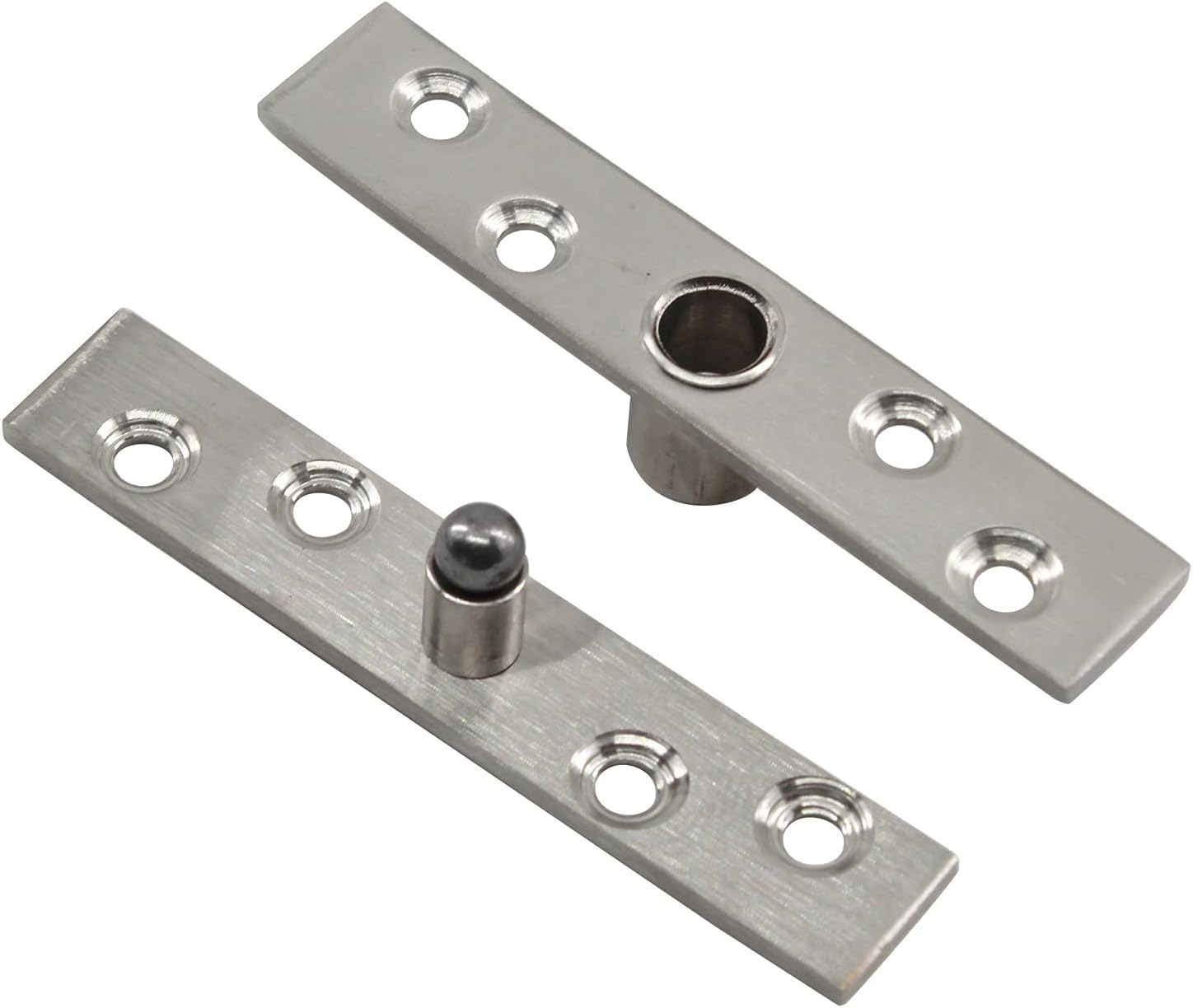 95mm Door Pivot Hinge Stainless Steel Up Down Shaft Hinge (2 Pieces)