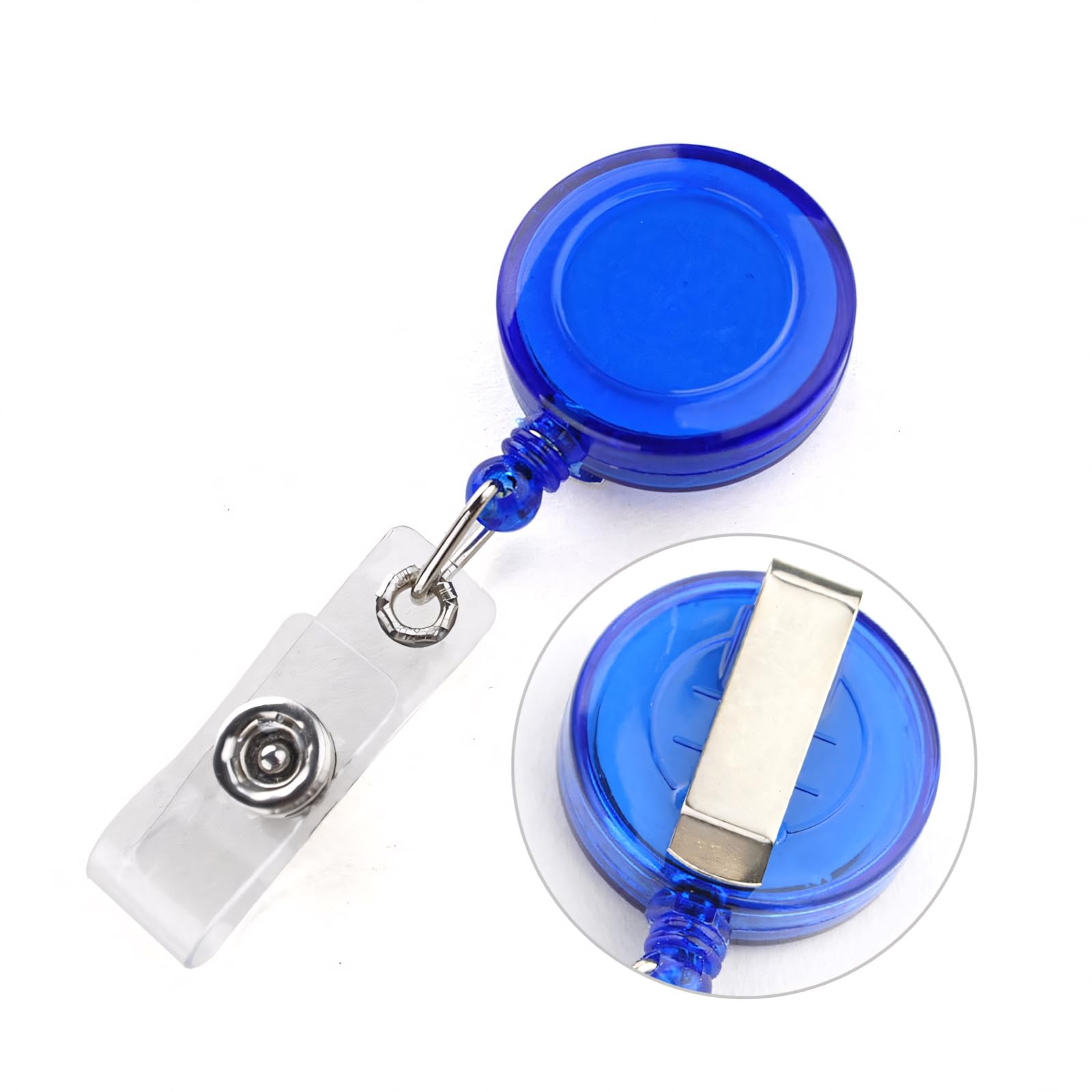 Muka Sourcingmap Lot de 100 porte-badges translucides Noir