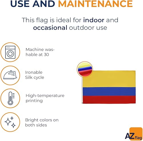 Miniatura 6 de AZ FLAG Bandera de Colombia 2' x 3' - Banderas Colombianas 23.6 x 35.4 in - Banner 2x3 ft