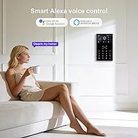 Vista 4 de Home Security System with Instant Tuya App Alerts & WiFi+GSM4G,Easy to Install WiFi4G Alarm System with Instant Tuya App Alerts,Door and Window
