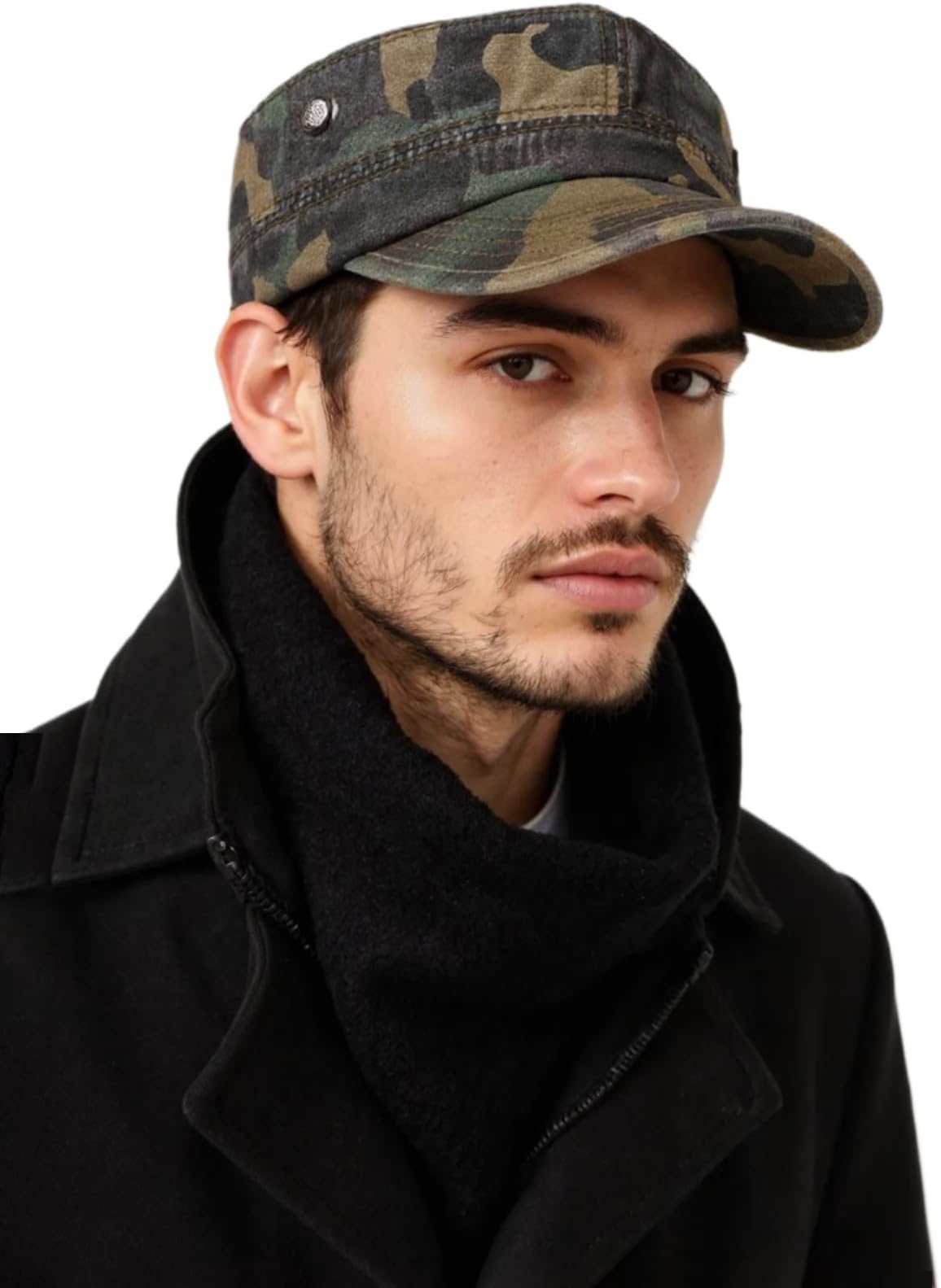 Unisex Militr Armee Hut Mnner Frauen Flat Top Cap Adjustable Camo Cadet Cap, Einheitsgre
