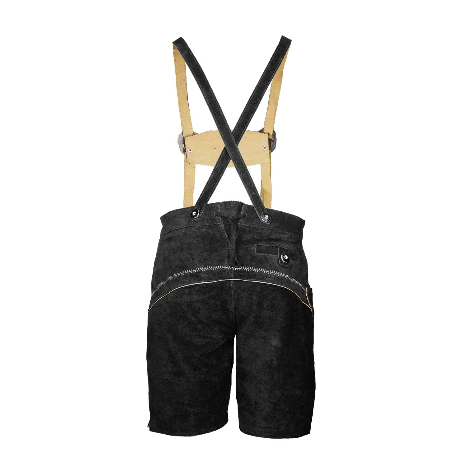 Leo - Pantaloni in Pelle per Bambini, con Camicia, Colore Nero Colore: Rosso 8 Anni