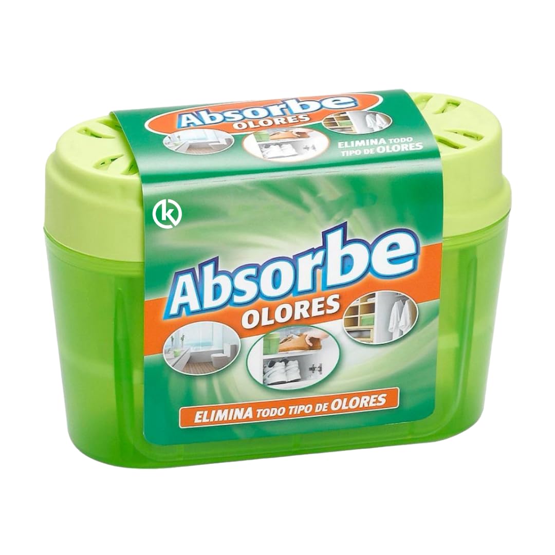 Absorbe Olores 40 gr, Elimina Malos Olores Baños Cocinas Armarios, Hecho en España (4 Unidades)